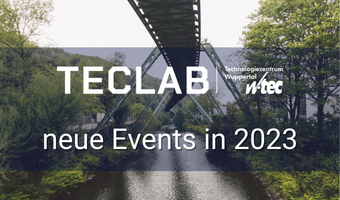 Das neue TecLab Programm ist da! Wir starten mit vier spannenden Workshops und Webinaren ins neue Jahr.