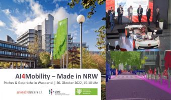 AI4Mobility – Made in NRW: Pitches & Gespräche in Wuppertal