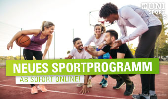 Sportprogramm und kostenfreie Schnupperwoche im UniSport 